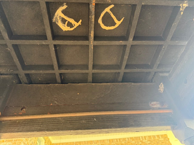 Antique Printers Table